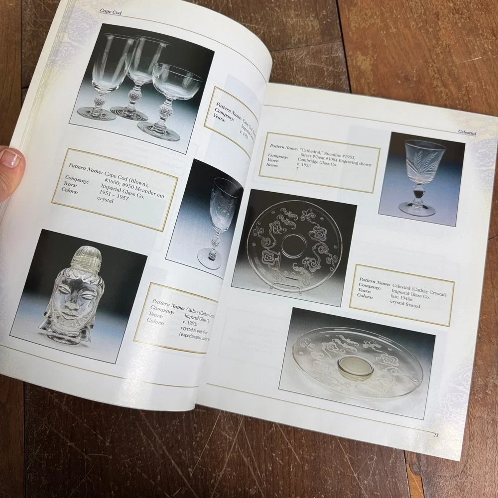 Florence's Glassware Pattern‎ Identification Guide Book Volume IV 1900-1960s